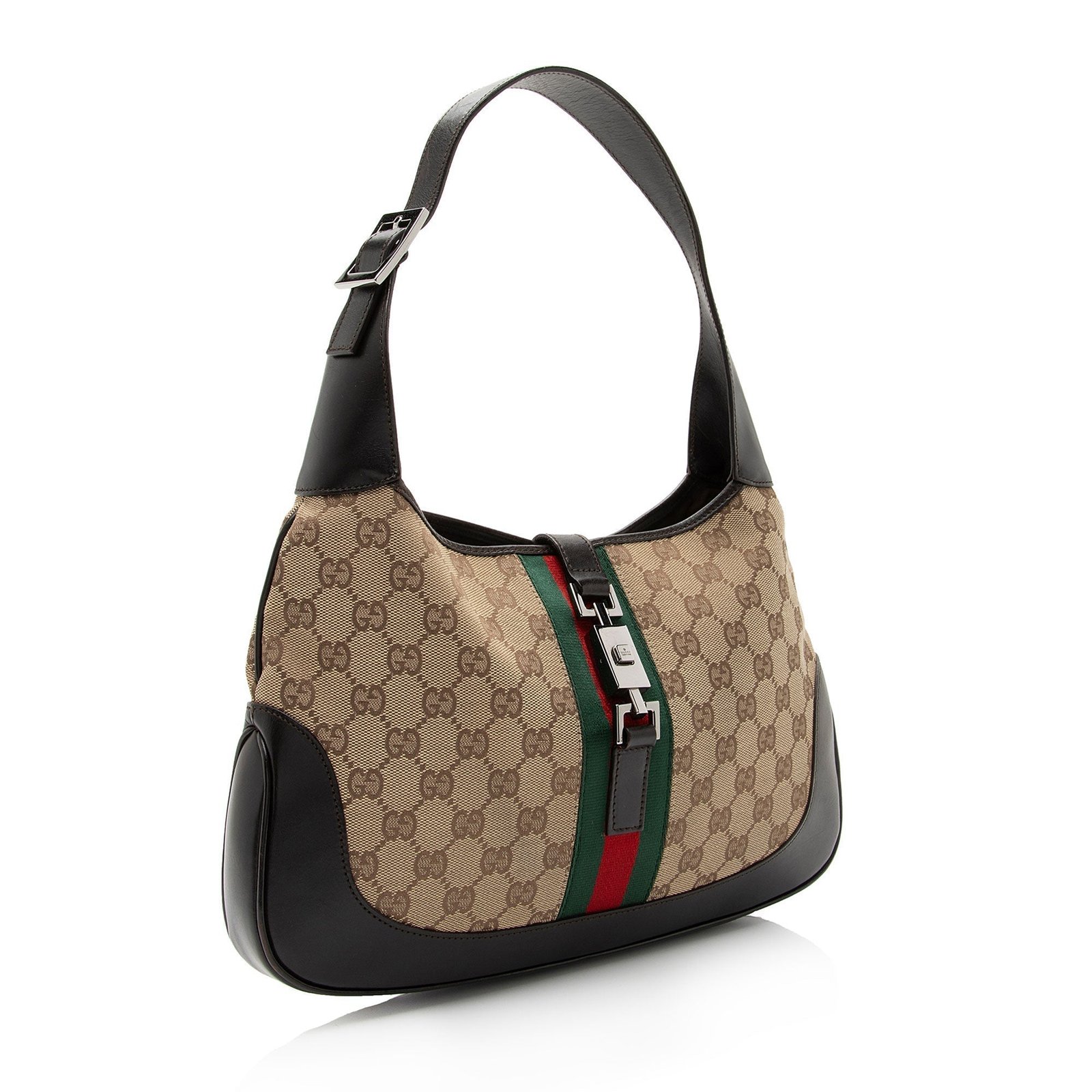 Gucci Vintage GG Canvas Jackie Hobo (SHF-0vIVSI) | AlmaBagz