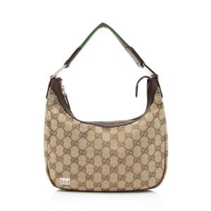 Gucci GG Canvas Small Hobo (SHF-hNMTP5) | AlmaBagz