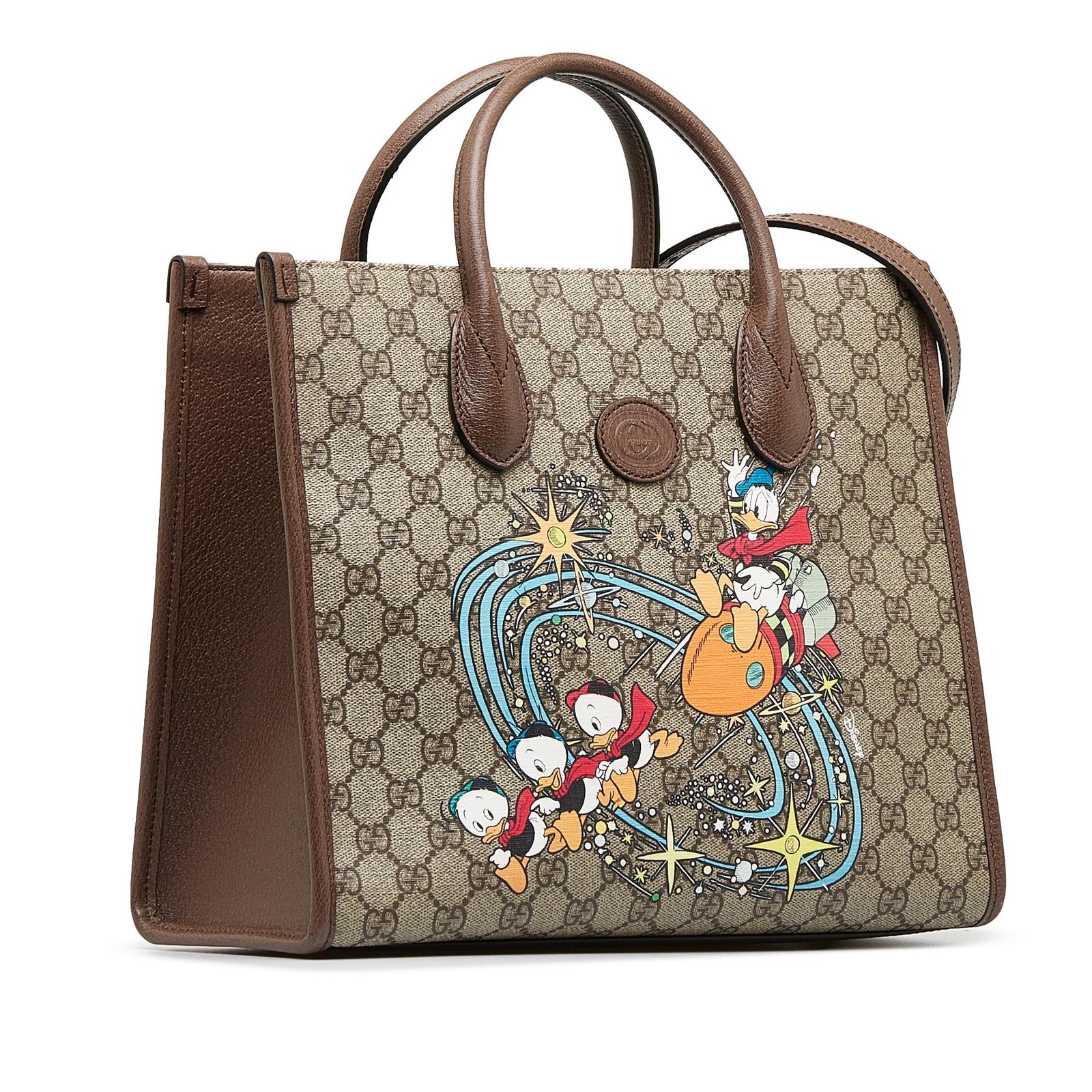 Gucci x Disney GG Supreme Donald Duck Tote (SHG-mJ8LfU) | AlmaBagz