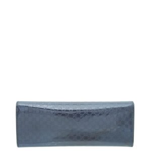 Gucci Purple GG Micro Guccissima Broadway Small Clutch | AlmaBagz