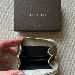 GUCCI GG Wallet Leather Greige | AlmaBagz