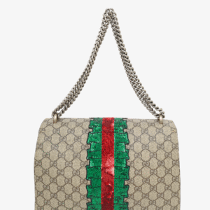 Gucci GG Supreme Sequin Detail Medium Dionysus | AlmaBagz