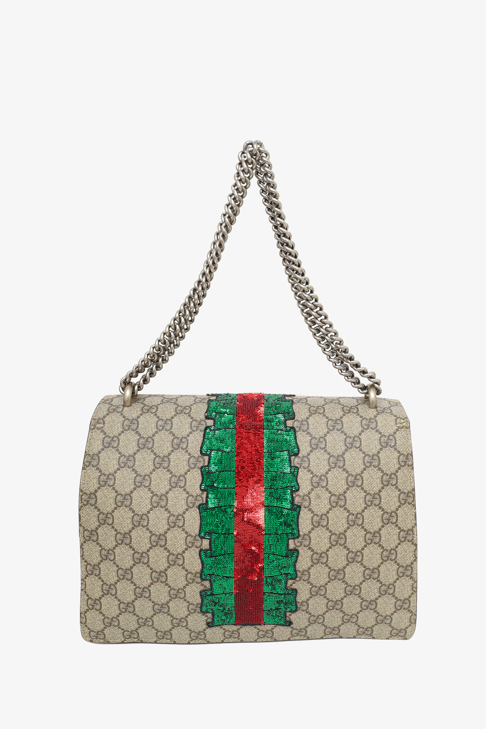 Gucci GG Supreme Sequin Detail Medium Dionysus | AlmaBagz