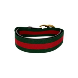 Gucci Web Belt with Double G Buckle 75 | AlmaBagz