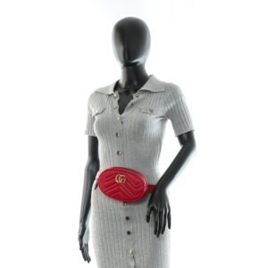 GUCCI GG Marmont Belt Bag - Red | AlmaBagz