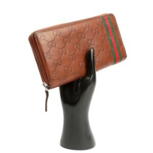 GUCCI Guccissima Zip Around Wallet - OUTLET FINAL SALE | AlmaBagz