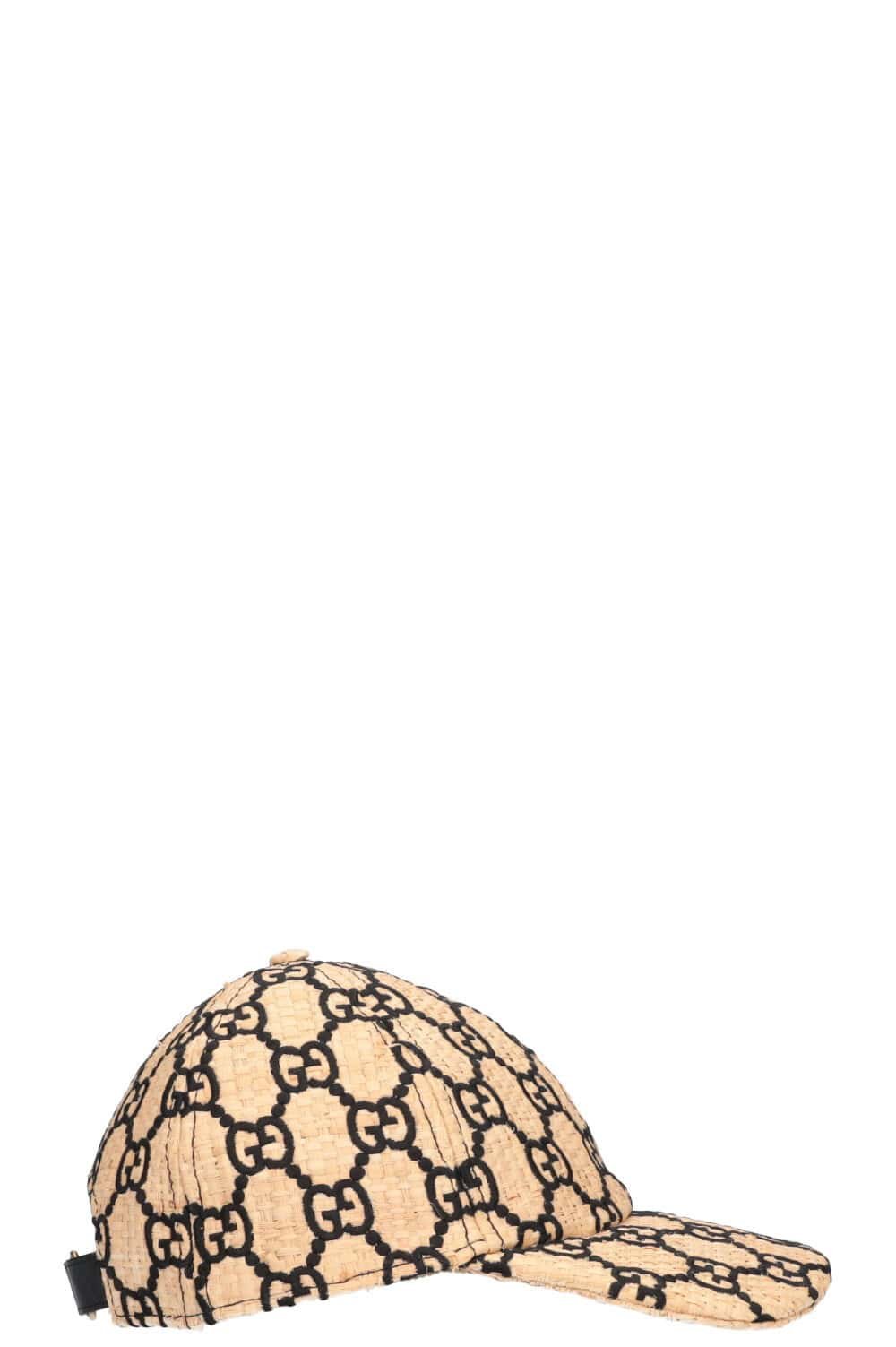 GUCCI Cap GG Raffia | AlmaBagz