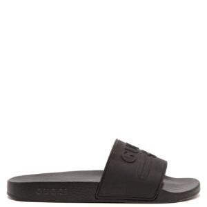 Gucci Rubber Logo Slides | AlmaBagz