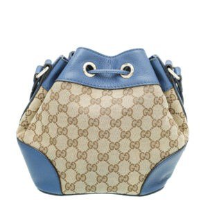 Gucci Bicolor GG Bucket Small Bag | AlmaBagz