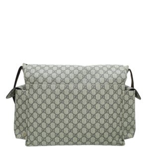 Gucci Ebony GG Supreme Baby Changing Bag | AlmaBagz