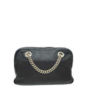 Gucci Black Soho Chain Shoulder Bag Small | AlmaBagz