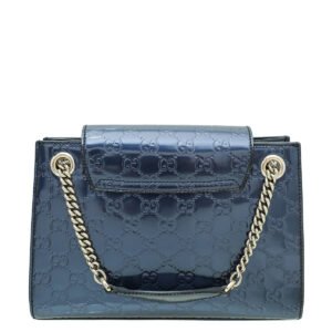 Gucci Navy Blue Emily Small Bag | AlmaBagz