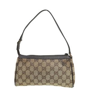 Gucci Ebony GG D Ring Cosmetic Case | AlmaBagz