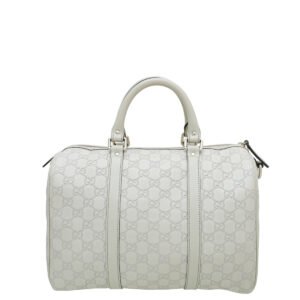 Gucci Off White GG Guccissima Joy Boston Medium Bag | AlmaBagz