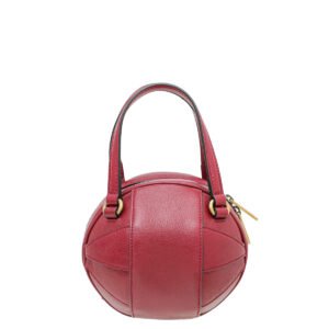 Gucci Vulcanic Red Tifosa Basketball Water Buffalo Mini Bag | AlmaBagz