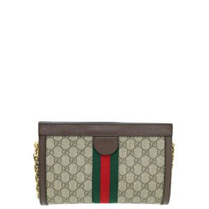 Gucci Bicolor GG Supreme Ophidia Small Shoulder Bag | AlmaBagz