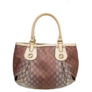 Gucci Bicolor Scarlett Stud Tote Bag | AlmaBagz