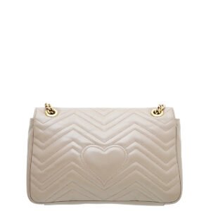 Gucci Dusty Pink GG Marmont Medium Bag | AlmaBagz