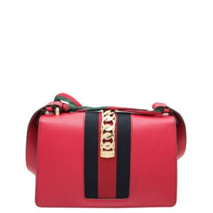 Gucci Red Sylvie Small Bag | AlmaBagz