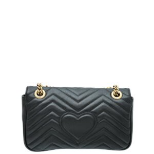 Gucci Black GG Marmont Small Bag | AlmaBagz