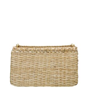 Gucci Natural GG Croisette Linea Cestino Bamboo Glazed Small Bag | AlmaBagz