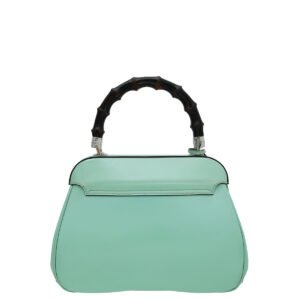 Gucci Mint Lady Lock Bamboo Top Handle Bag | AlmaBagz