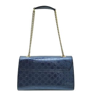 Gucci Blue Violet Shine Guccissima Emily Medium Bag | AlmaBagz
