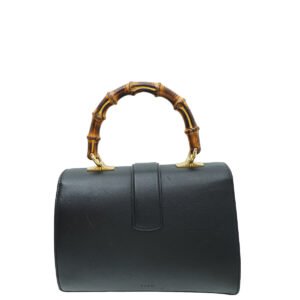 Gucci Black Dionysus Bamboo Top Handle Small Bag | AlmaBagz