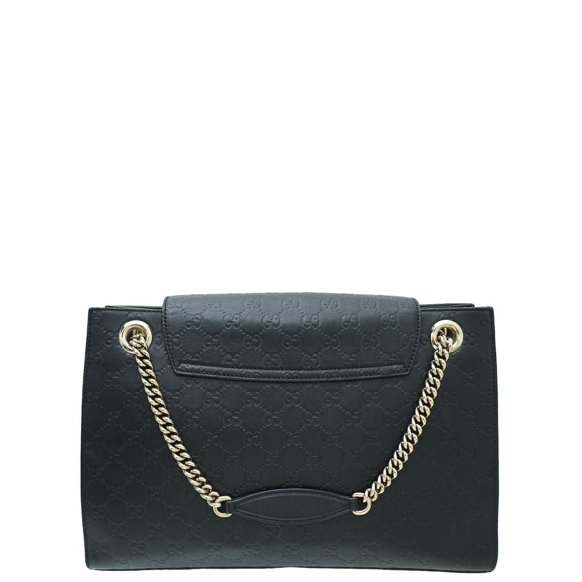 Gucci Black GG Guccissima Emily Large Bag | AlmaBagz