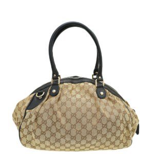 Gucci Bicolor GG Sukey Boston Medium Bag | AlmaBagz