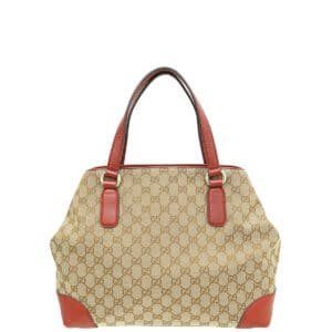 Gucci Bicolor GG Vintage Web Dressage Tote Bag | AlmaBagz
