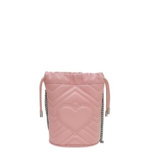 Gucci Pink GG Marmont Bucket Mini Bag | AlmaBagz