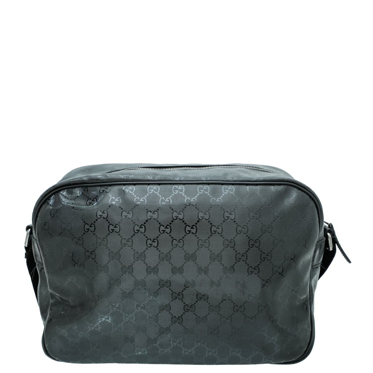 Gucci Black GG Imprime Camera Messenger Bag | AlmaBagz