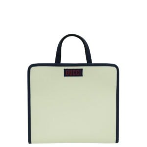 Gucci Beige Multicolour x Louis Wain Cat Print Children's Tote Bag | AlmaBagz