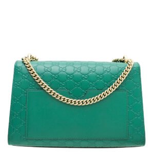 Gucci Green GG Guccissima Padlock Medium Bag | AlmaBagz