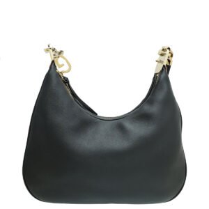 Gucci Black Attache Large Shoulder Bag | AlmaBagz