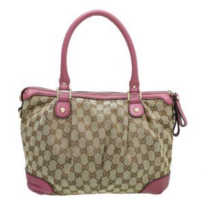 Gucci Bicolor Monogram Sukey Top Handle Bag | AlmaBagz
