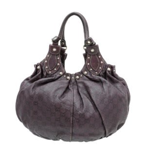 Gucci Violet GG Guccissima Studded Pelham Medium Bag | AlmaBagz