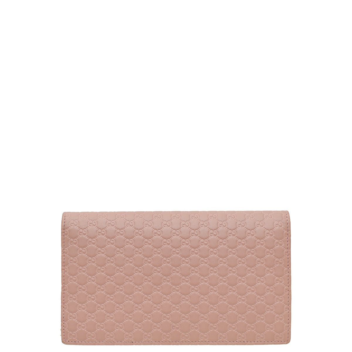 Gucci Dust Pink GG Microguccissima Strap Wallet | AlmaBagz