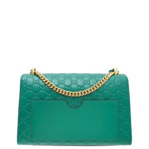 Gucci Green GG Guccissima Padlock Medium Shoulder Bag | AlmaBagz