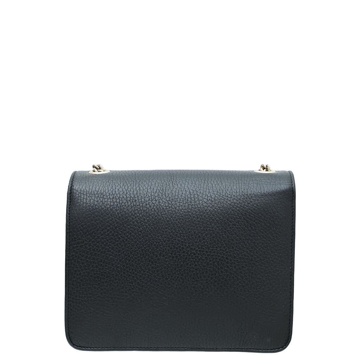 Gucci Black Small Interlocking G Shoulder Bag | AlmaBagz
