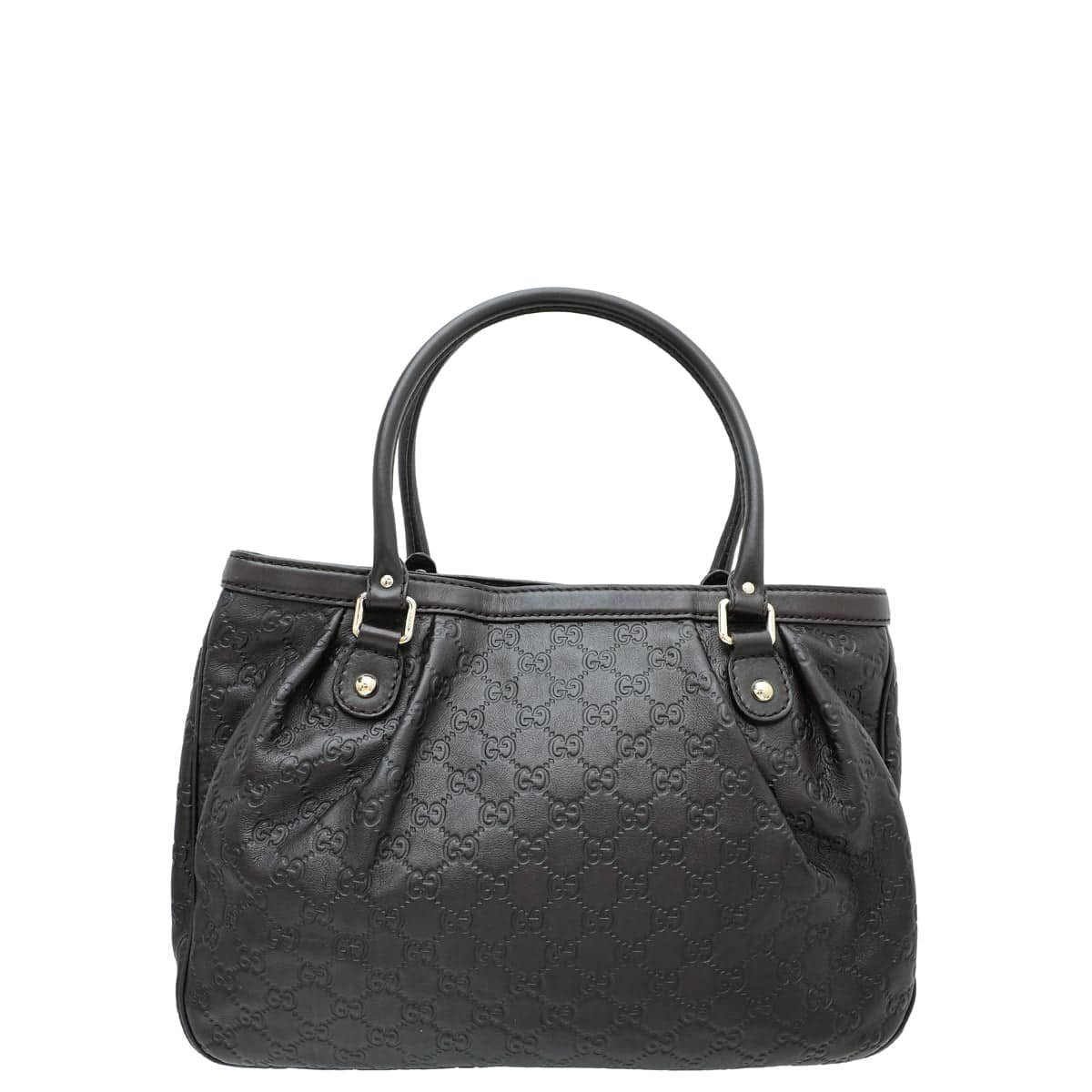 Gucci Chocolate GG Guccissima Sukey Top Handle Tote Bag | AlmaBagz