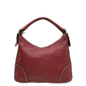 Gucci Red Guccissima Trim Signoria Hobo Medium Bag | AlmaBagz