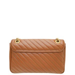 Gucci Brown GG Marmont Medium Diagonal Shoulder Bag | AlmaBagz