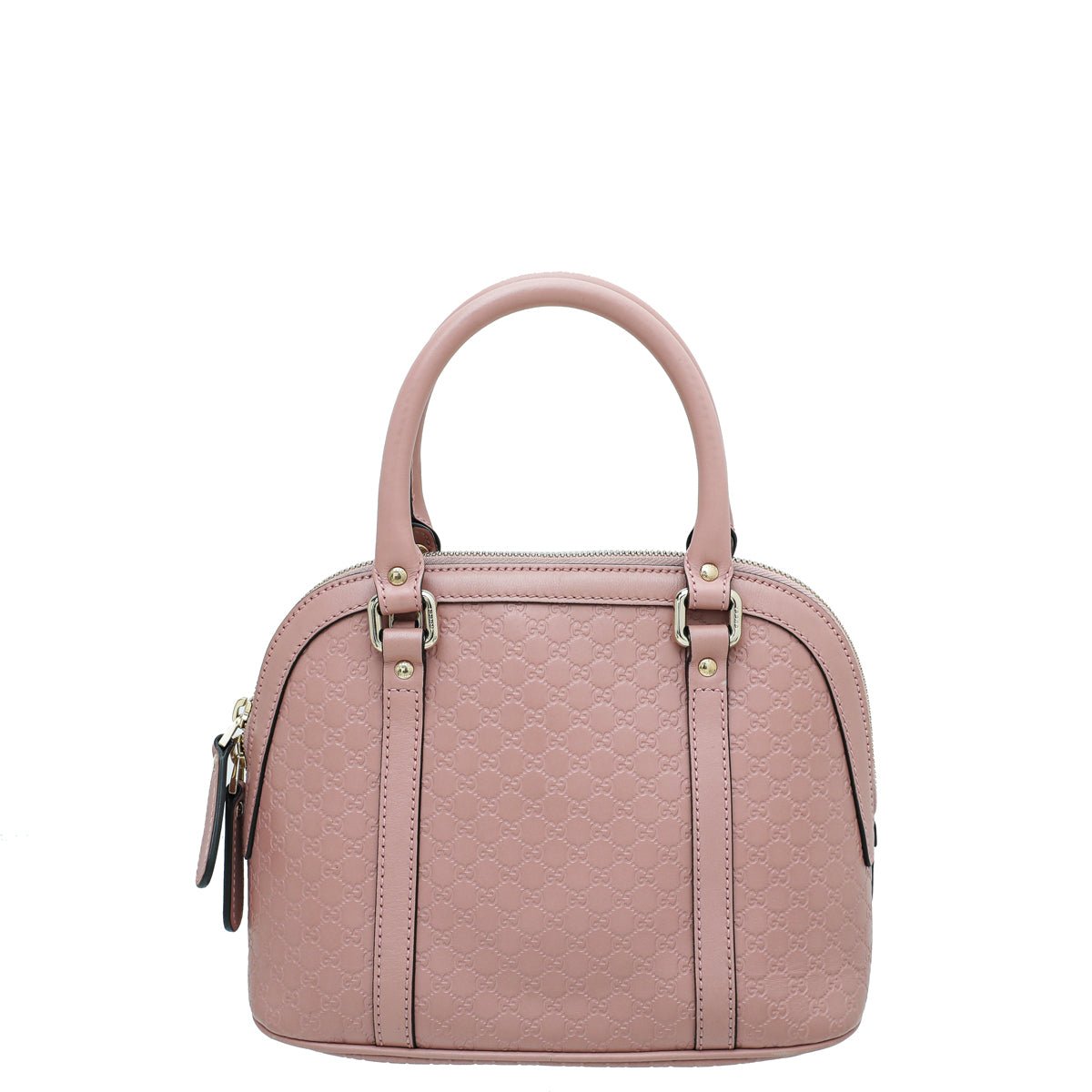 Gucci Dusty Pink Microguccissima Dome Satchel Mini Bag | AlmaBagz