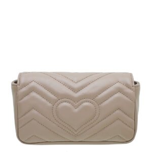 Gucci Dusty Pink GG Marmont Super Mini Bag | AlmaBagz