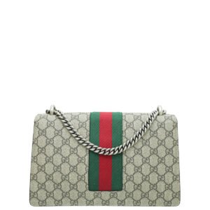 Gucci Ebony Multicolor Crystal Sequins Embroidered Personalized Small Dionysus Bag | AlmaBagz