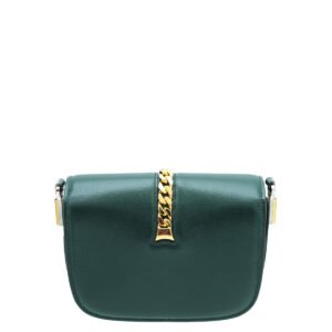 Gucci Forest Green Sylvie 1969 Mini Bag | AlmaBagz