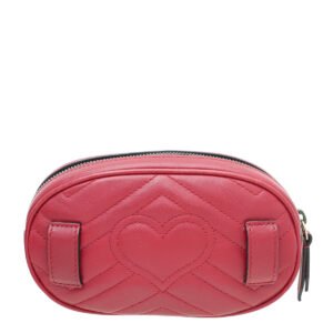 Gucci Red GG Marmont Mini Belt Bag | AlmaBagz