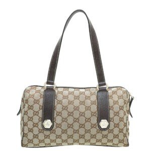 Gucci Bicolor GG Small Charmy Boston Bag | AlmaBagz